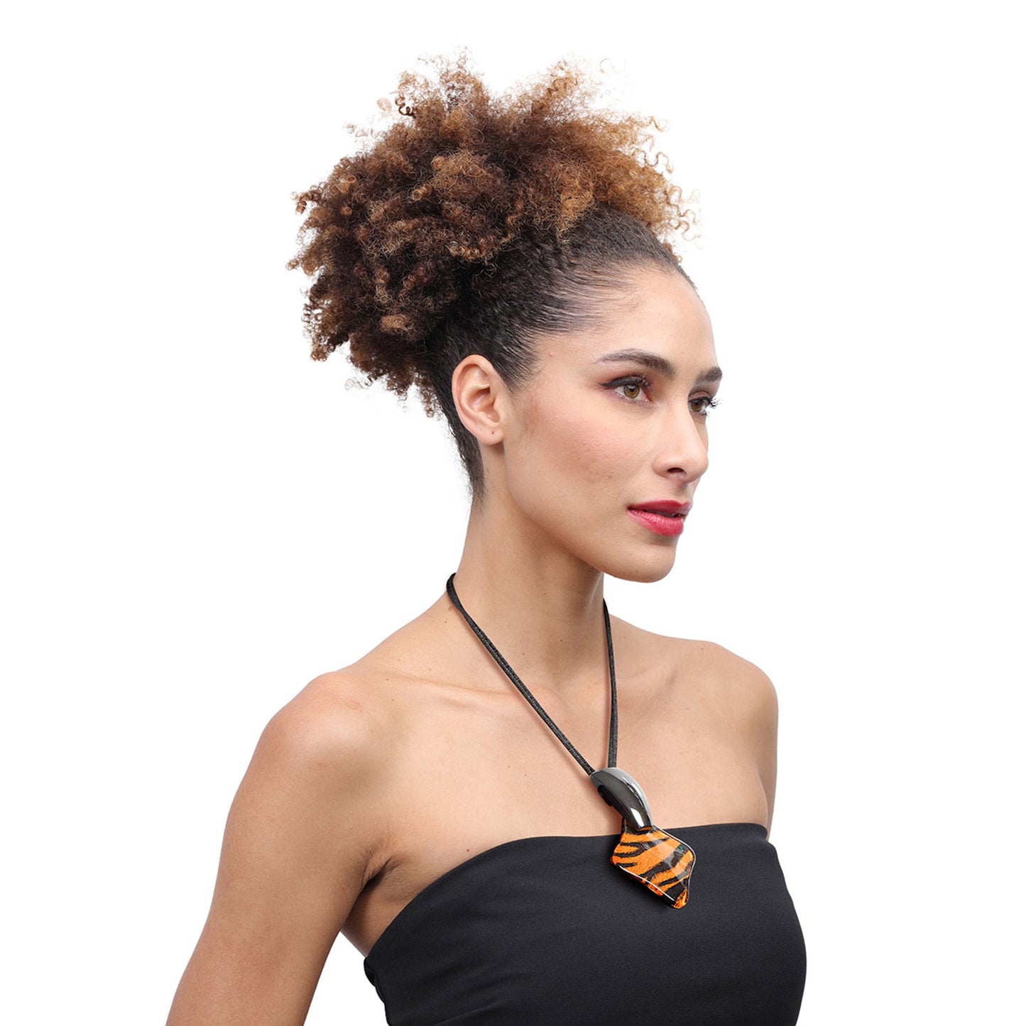 Ciondolo resina ZSISKA – Collezione Amal Arancione