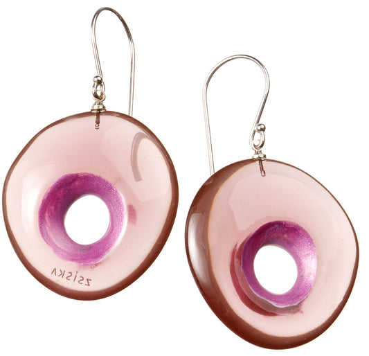 Orecchini ZSISKA - Collezione Crescence Viola