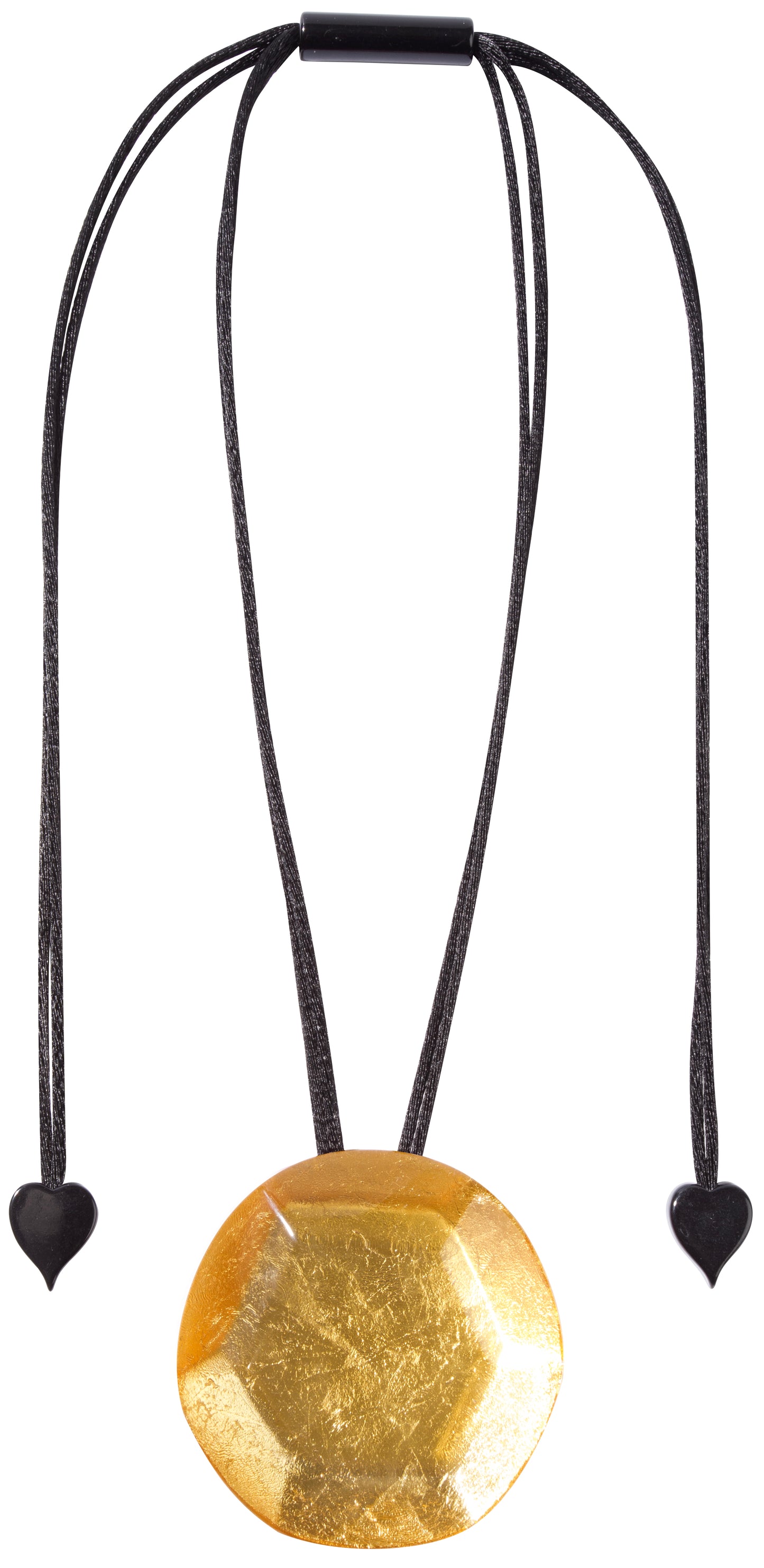 Ciondolo in resina ZSISKA, collezione Adamas Oro